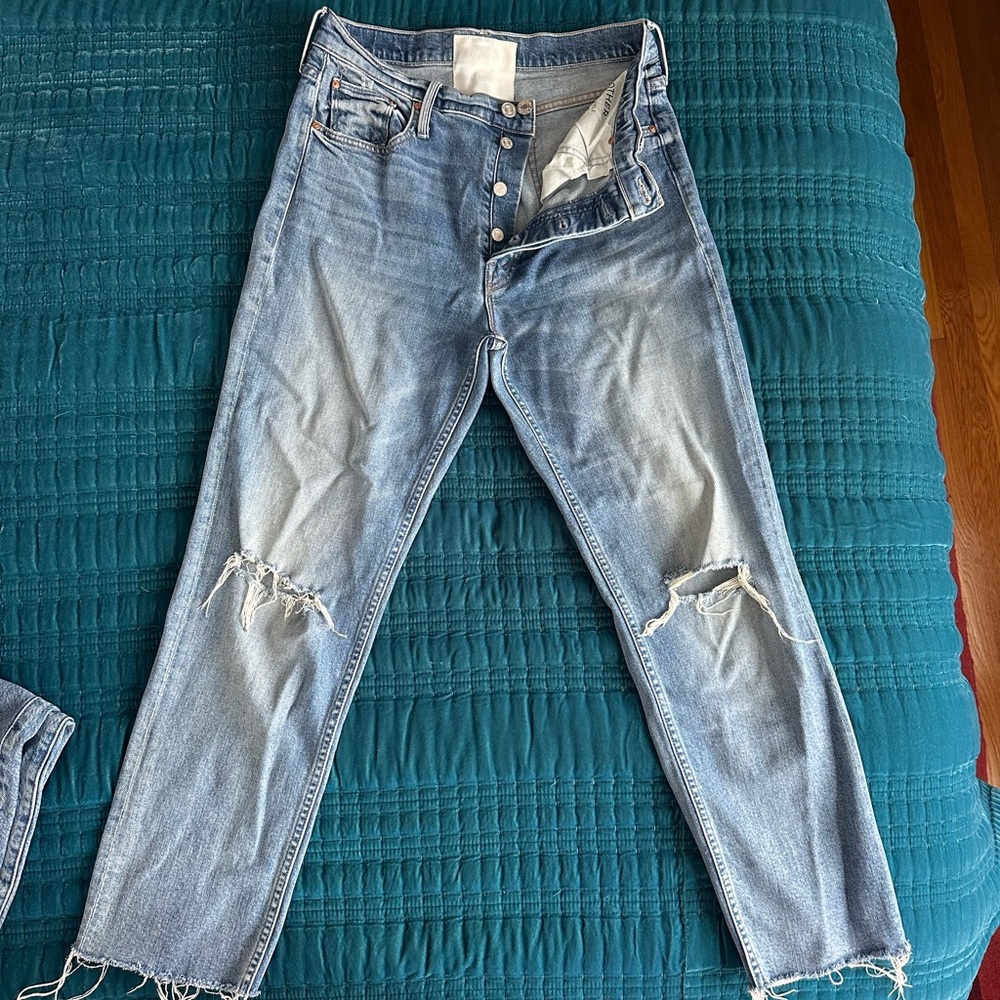 MOTHER The Tomcat ankle fray